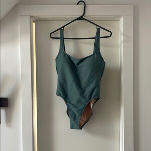 J. Crew Green One Piece Swimsuit